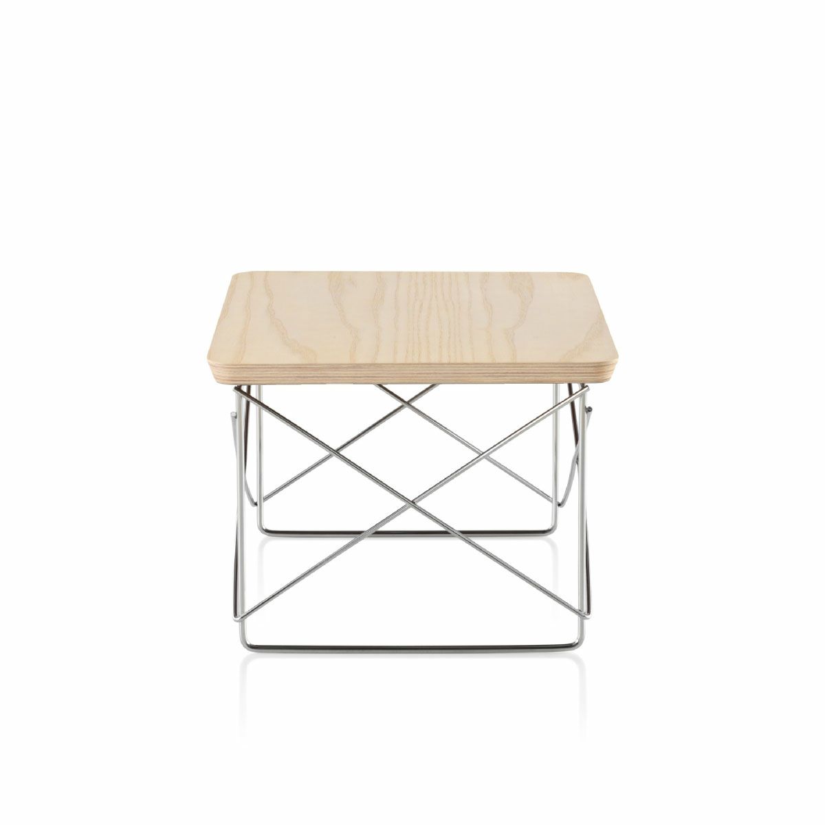 ハーマンミラー（Heramanmiller）イームズ ワイヤーベーステーブル LTRT ホワイトアッシュ×クロームベース［LTRT A2 47］