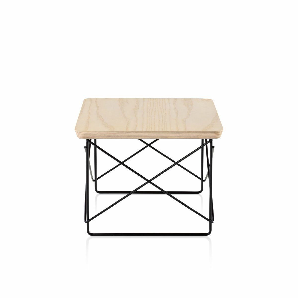 ハーマンミラー（Heramanmiller）イームズ ワイヤーベーステーブル LTRT ホワイトアッシュ ブラックベース［LTRT A2 BK］