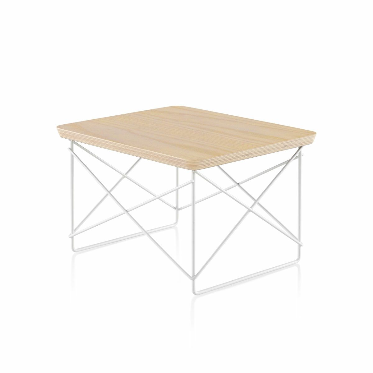 ハーマンミラー（Heramanmiller）イームズ ワイヤーベーステーブル LTRT ホワイトアッシュ ホワイトベース［LTRT A2 98］