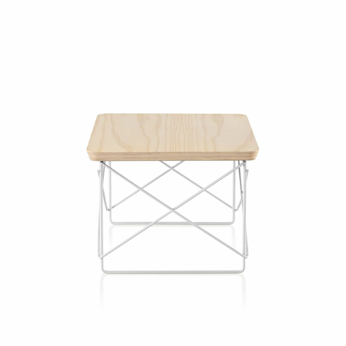 ハーマンミラー（Heramanmiller）イームズ ワイヤーベーステーブル LTRT ホワイトアッシュ ホワイトベース［LTRT A2 98］