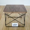 ハーマンミラー（Hermanmiller）イームズ ワイヤーベーステーブル LTRT ウォールナット×ブラックベース v001［LTRT OU BK］