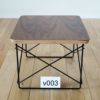 ハーマンミラー（Hermanmiller）イームズ ワイヤーベーステーブル LTRT ウォールナット×ブラックベース v003［LTRT OU BK］